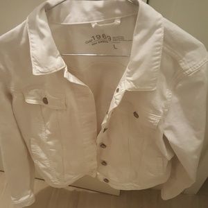 White Denim Jacket by Gap